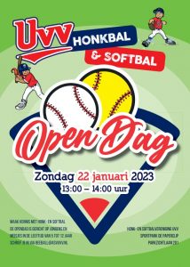UVV Open Dag: kom je een keer honk- of softbal uitproberen?